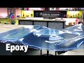 Ice Table of Bent Epoxy Resin! Ледяной Стол из гнутой Эпоксидной смолы.