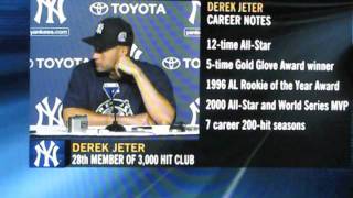 Jeter's 3000 Hit Highlights !! Congrat's