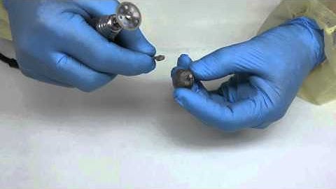 CUSTOM MADE CAST POST TRY IN AND CEMENTATION