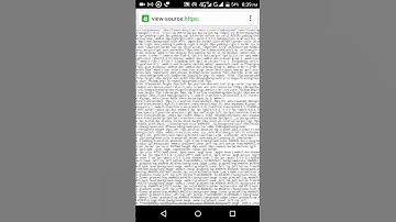 How can I see source code of any website in mobile?