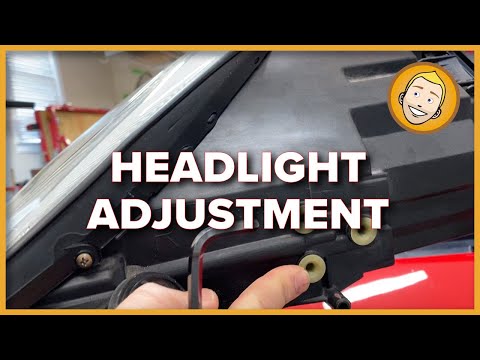 How to ADJUST THE HEADLIGHTS on a Porsche 911 996 and Boxster 986