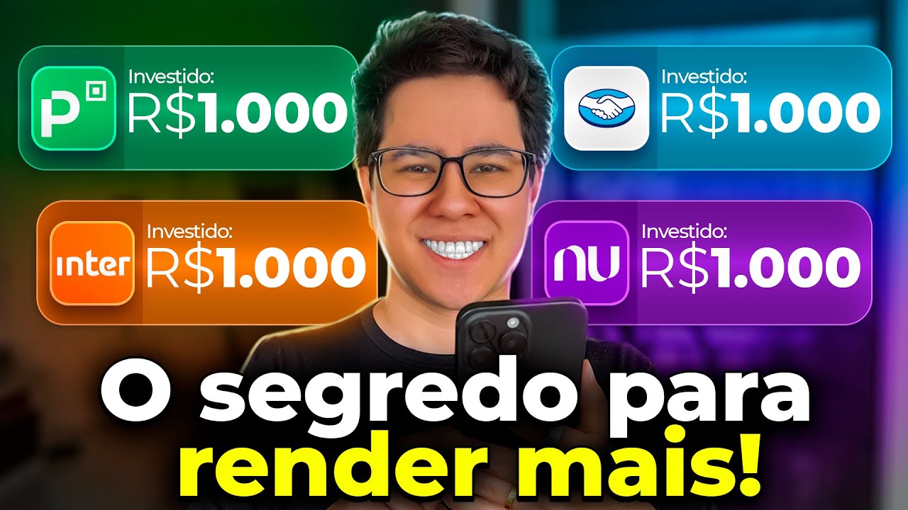 INVESTI R$ 1000 NO NUBANK | INTER | PICPAY | MERCADO PAGO POR 15 DIAS! Qual rendeu mais?