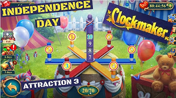 How to play Clockmaker Event Independence Day Attraction 3 levels 1-10