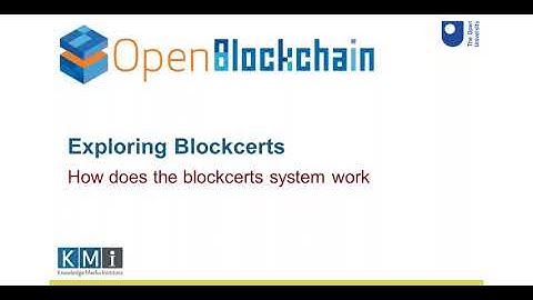 Exploring Blockcerts