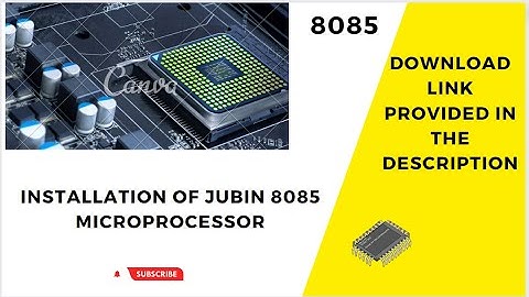 Jubin 8085 simulator download | How to download 8085 simulator?