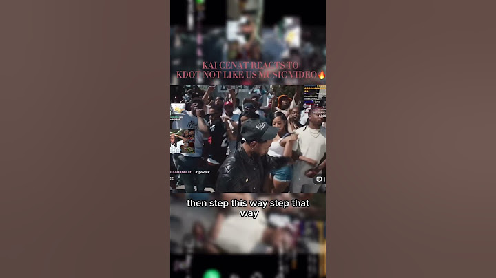 KAI CENAT REACTS TO KENDRICK LAMAR’S ‘NOT LIKE US MUSIC VIDEO!!🔥🔥🔥