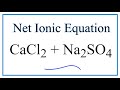 Net Ionic Equations and Spectator Ions