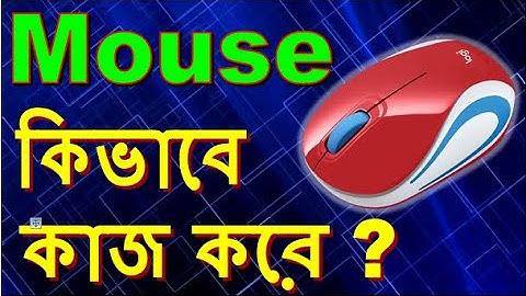 How Mouse Works in bengali || Types of Mouse || বিভিন্ন ধরনের মাউস  || মাউস কিভাবে কাজ করে