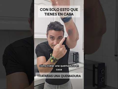 Con solo esto trataras tu quemadura.#supervivencia ##sabiasque #curiosidades