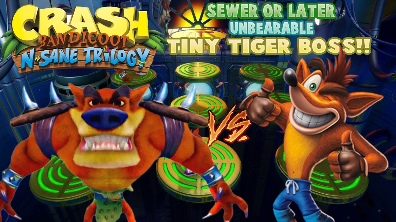 Crash Bandicoot 2 (N. Sane Trilogy) Part 5 Tiny Tiger Boss