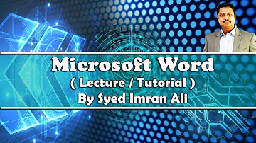 Microsoft Word Tutorial : Mail Merge by Syed Imran Ali (Urdu / Hindi)