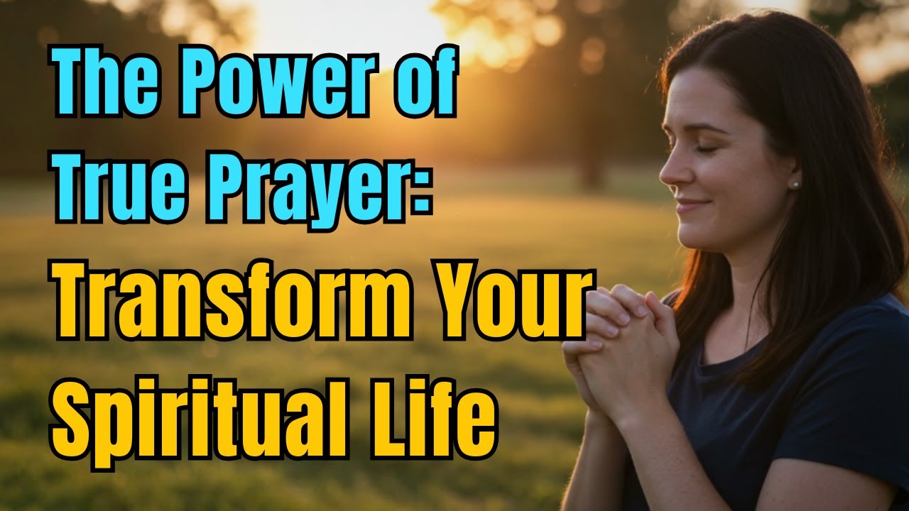 The Power of True Prayer: Transform Your Spiritual Life - YouTube