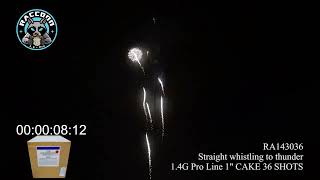 Raccoon Fireworks 1.4G Pro RA143036 - Straight whistling to thunder