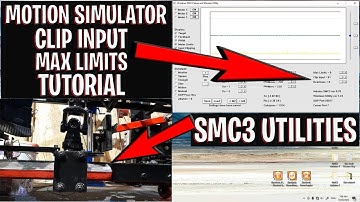 Motion Simulator SMC3 Clip Input And Max Limits Setup