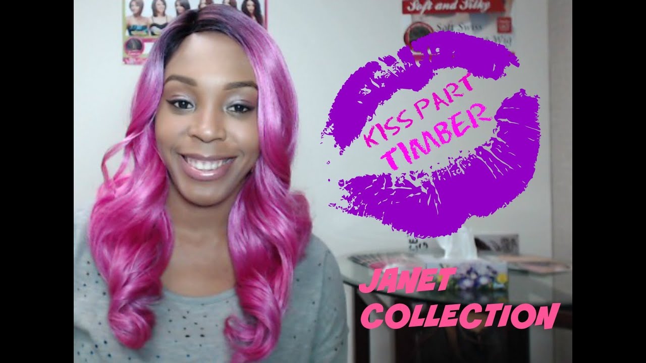 Janet Collection Synthetic Wig - KISS PART TIMBER --/WIGTYPES.COM REVIEW