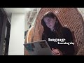 study 3 languages with me | portuguese, spanish, korean
