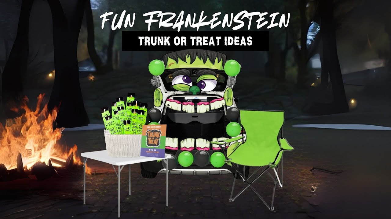 Trunk or Treat Ideas and Inspiration: Fun Frankenstein