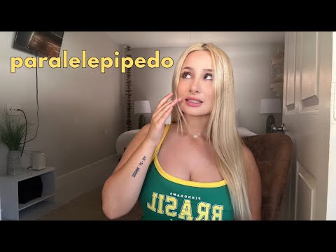 Trying to Pronounce Words in Portuguese - ASMR