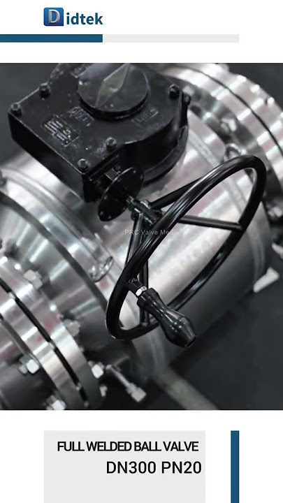 Dide DN300 PN20 Fully Welded Ball Valve,Zero Leakage Welded Structure, Direct Burial Design