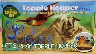 Lets Play A Bugs Life Topple Hopper Board Game