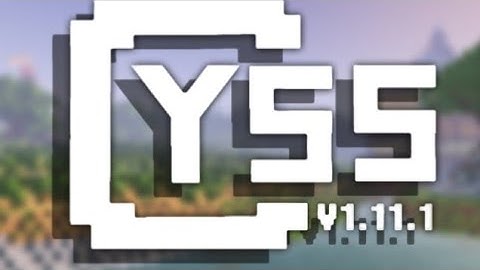 YSSBE SHADERS FOR MCPE 1.18+