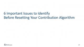 Webinar | Resetting Your Contribution Algorithm