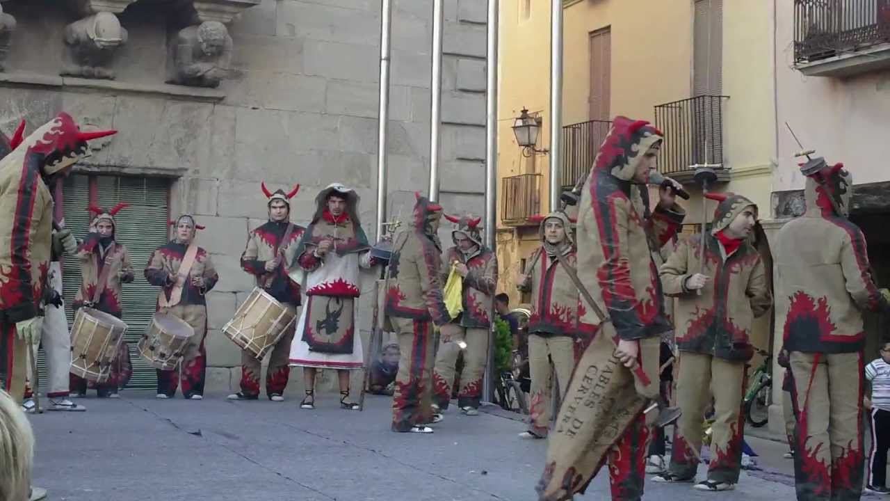 Entrada Ball Parlat de Cervera 2012. Diables de Cervera Carranquers
