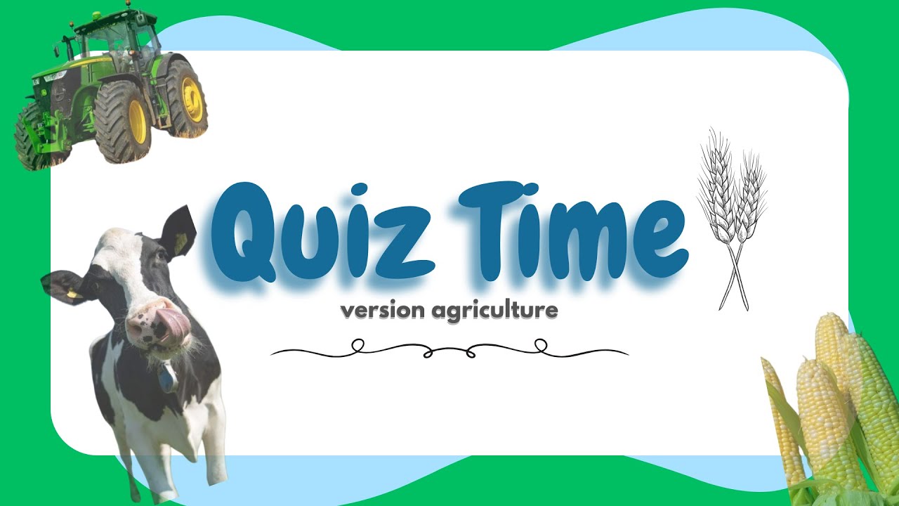 Quiz agricole || Quiz #3 (Niveau : Facile-moyen) || #Quiz3 #thegaming