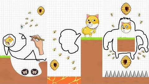 Doge Rescue: Draw To Save 41-60 lvels" - game play