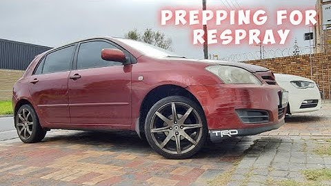 Part 1: Toyota Runx Respray - Tips and Tricks