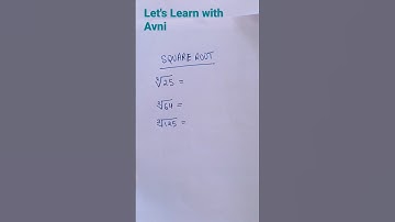 Easy Trick To Find Square Root Of Numbers | Maths Trick | Let