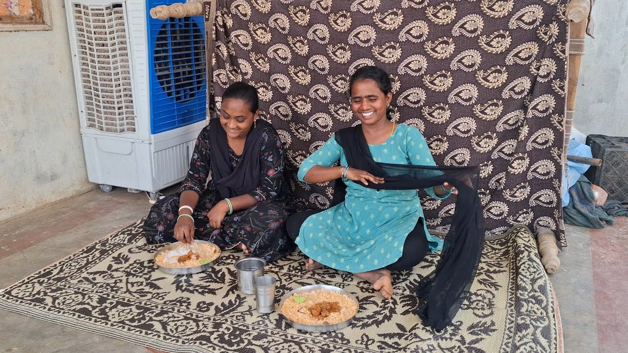 చాలా సంవత్సరాల తర్వాత తోడు కోడలు ఇద్దరు తిండిపోటి చేయబోతున్నాము మటన్ కర్రీ పులావ్