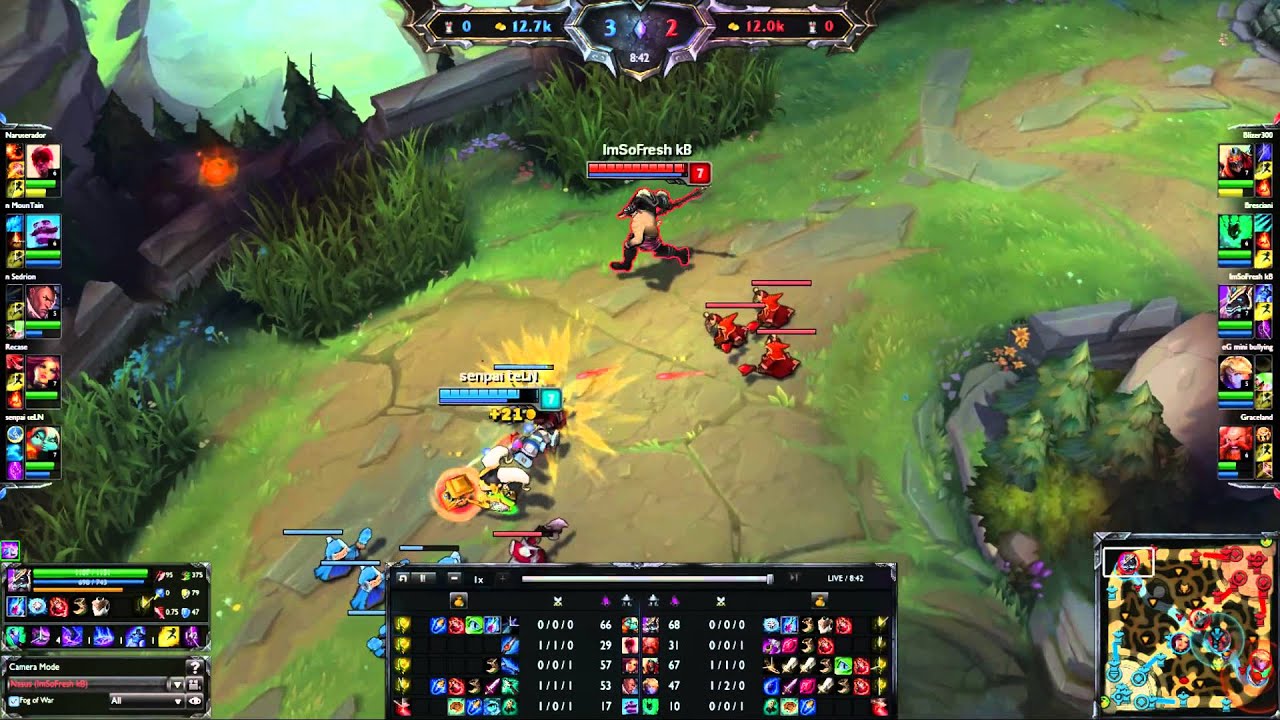 ImSoFresh - Nasus vs Poppy - patch 4.21