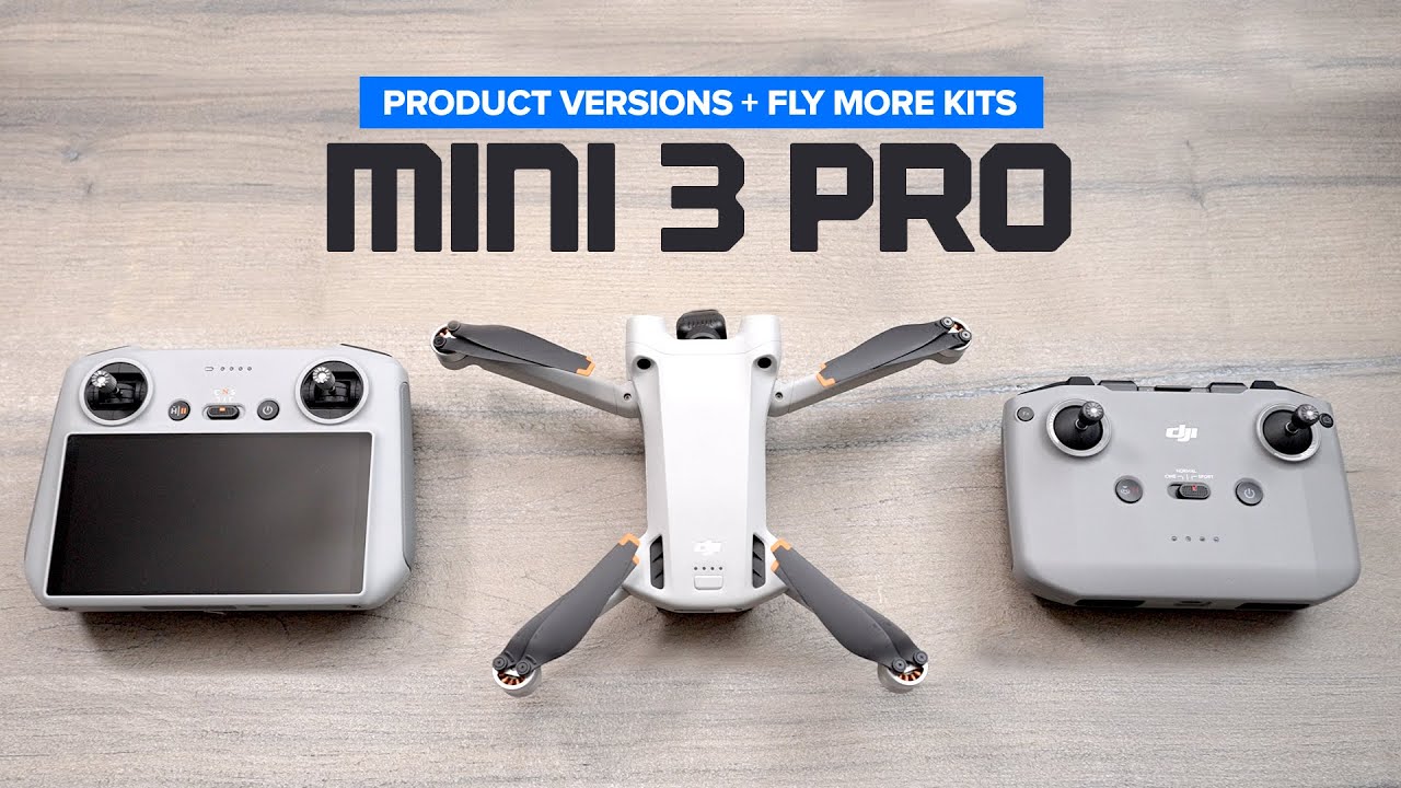 DJI Mini 3 Pro Drone with RC Controller, Fly More Kit Plus