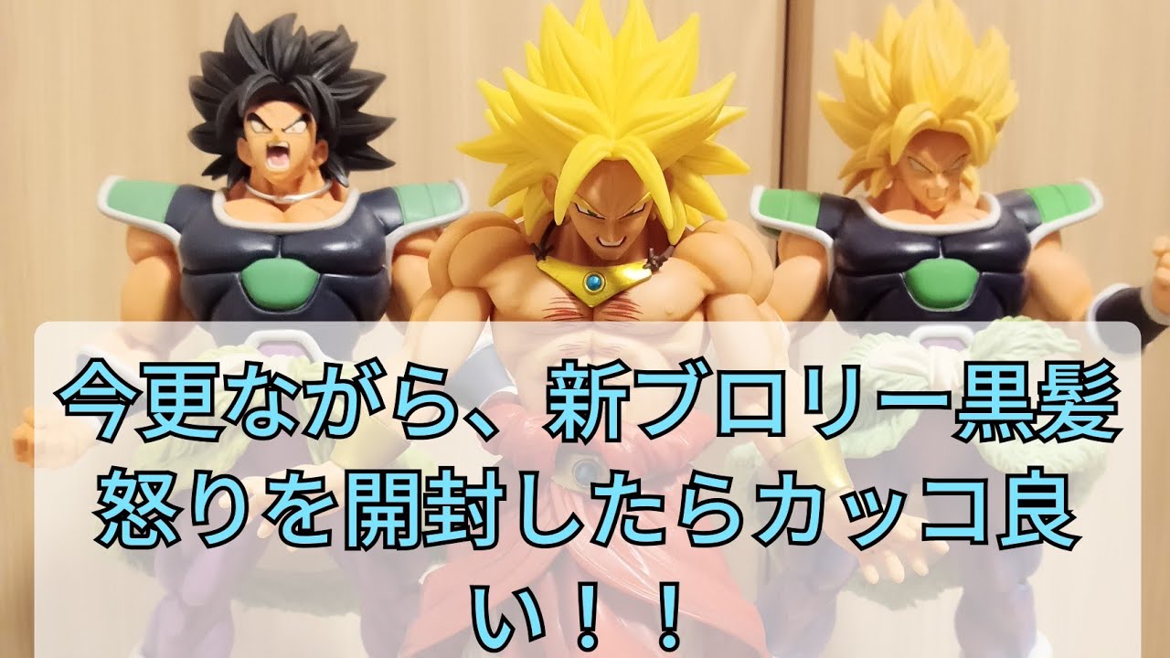 今更的な、、、黒髪怒り新ブロリーGETに合わせて、旧ブロリーの比較