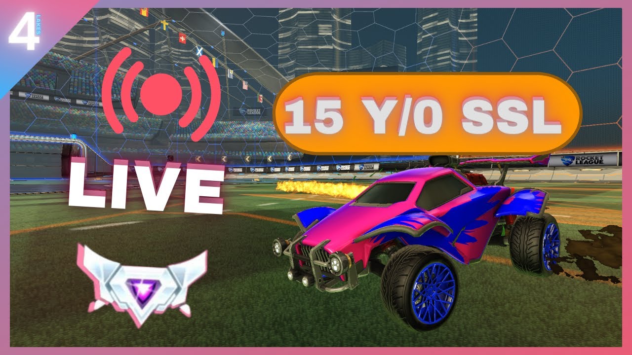 15 Y/O SSL Playing With Viewers or SSL Ranked - Rocket League - YouTube