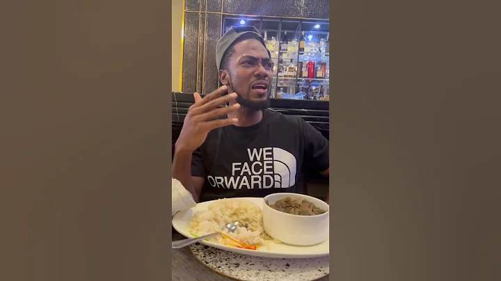 Trying Nigerian pepper soup #shots #streetfood #nigeria