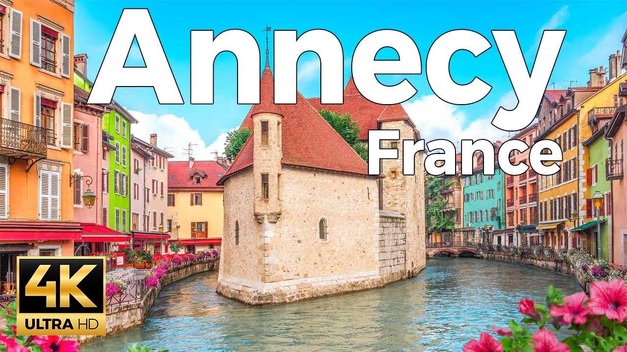Annecy, France 🇫🇷 Venice of the Alps - Summer Walk 2025 4K 60fps ​[Binaural ASMR]