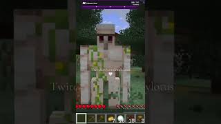 Golem appreciation. ❤ #minecraft #vanillaminecraft #minecraftgolem #loved #kindness #twitch