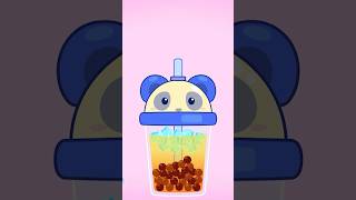 let s make rainbow bubble tea shorts educationalvideos