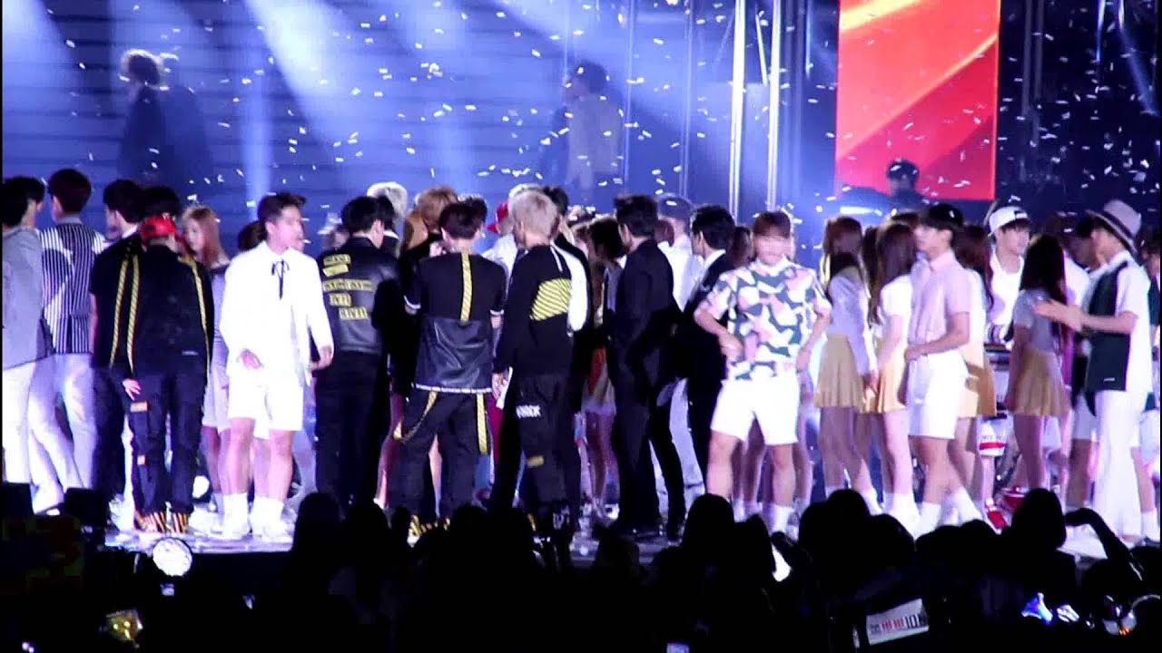 150523 드림콘서트 인피니트 - 전출연진 엔딩무대full (자막有)