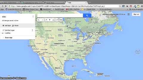 Create Google Map using Google Sheets