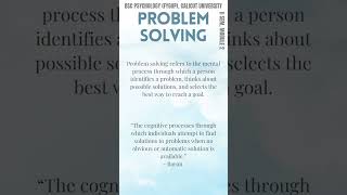 Problem Solving in Psychology | Module 2 Quick Revision | FYUGP Semester 2 | Calicut University