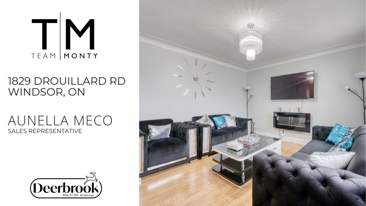 1829 Drouillard Rd, Windsor ON Presented By Aunella Meco, Sales