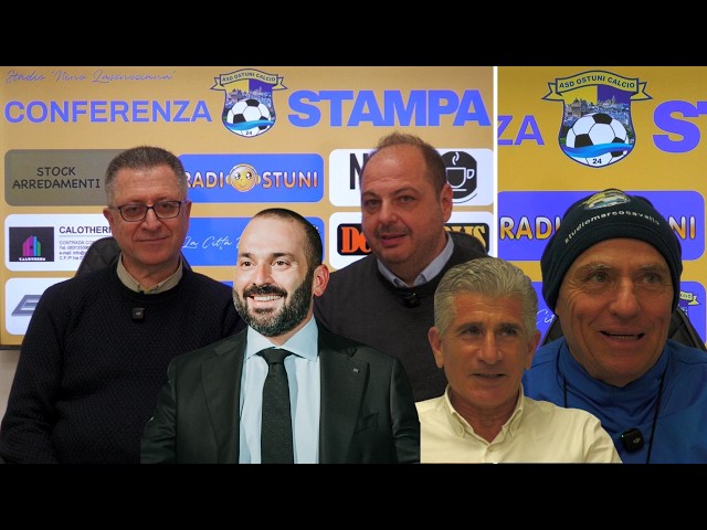 Conferenza pre-partita Putignano vs Ostuni | con mister Bruni, Scalone e i presidenti _ Radiostuni