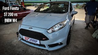 Track race: FORD FIESTA ST vs BMW M4!!