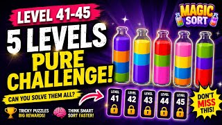 5 Levels of Pure Chaos! Can You Beat Magic Sort 41–45