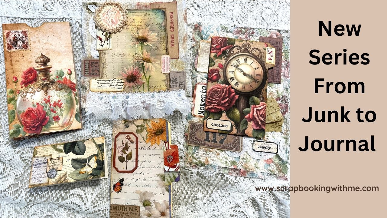 START OF A NEW SERIES ~ "FROM JUNK TO JOURNAL" ~ 