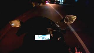 Night Riding with Yamaha R15 V3 | Test Brica BPro 5 AE