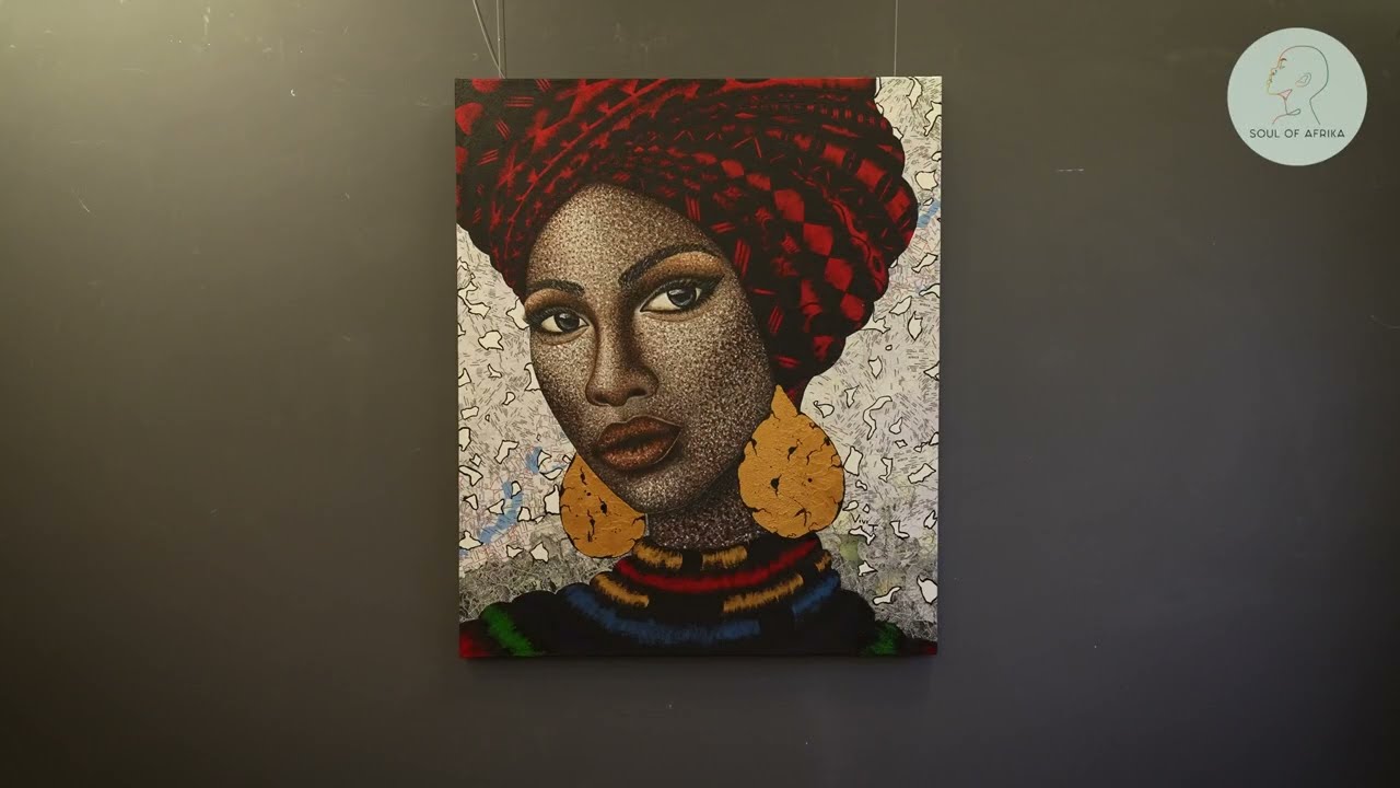 Kunstwerk "Eternal Feminine (Unstoppable)" von Vivian Timothy | SOUL OF AFRIKA TV